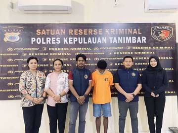 Polres Tanimbar Amankan Pelaku Asusila di Kontrakan