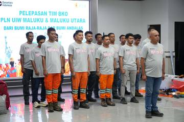 ‎PLN Maluku Kirim 16 Petugas BKO ke Aceh