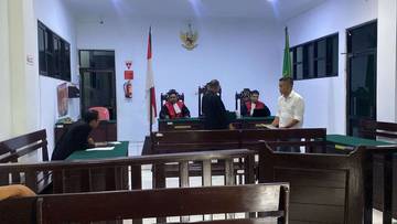 Kado Akhir Tahun Pengadilan Ambon, Terdakwa Dihukum 4 Bulan