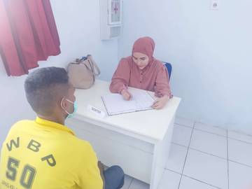 ​Kontrol Kesehatan Warga Binaan, Lapas Namlea Skrining Berkala