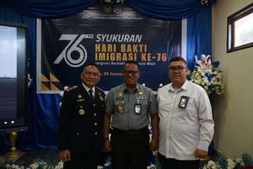 Kakanwil Kemenkum Maluku Hadiri Peringatan Hari Bhakti Imigrasi