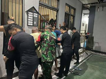 Lapas Wahai Gandeng Babinsa Razia Kamar Hunian
