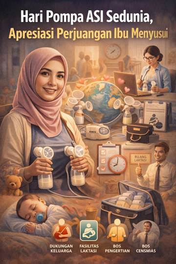 Hari Pompa ASI Sedunia, Apresiasi Perjuangan Ibu Menyusui