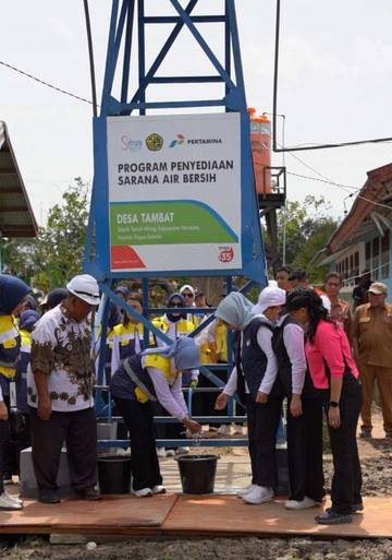 Pertamina-SERUNI KMP Hadirkan Air Bersih Merauke