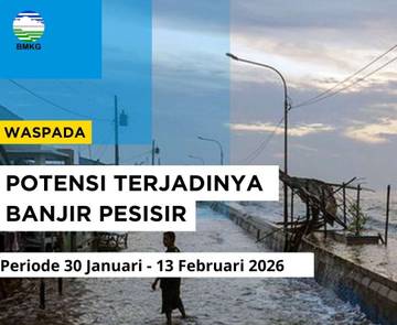 BMKG Peringatkan Potensi Banjir Rob Pesisir 2026