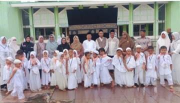Siswa RA Hafniratunnisa Namlea Antusias Ikuti Manasik Haji