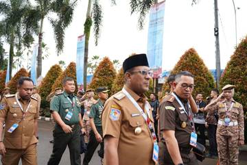 Bupati Maluku Tengah Hadiri Rakornas Bersama Presiden Prabowo