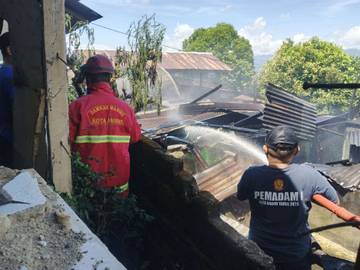Kebakaran di Air Salobar Atas, Diduga Akibat Main Korek Api