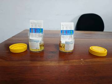 Pegawai dan Warga Binaan Lapas Tual Jalani Tes Urine