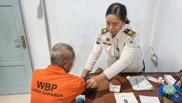 Lapas Tual Gelar Kunjungan Sehat, Wujudkan Slogan "PASTI Bermanfaat"  