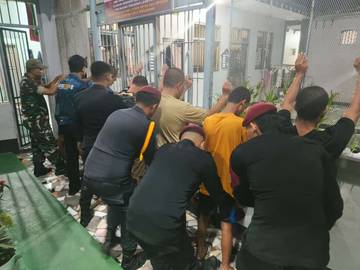Lapas Wahai Gandeng Koramil Sidak Blok Hunian Jelang Ramadan