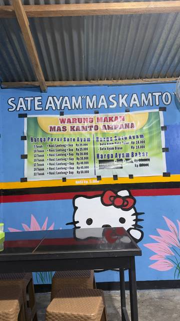 Nikmatnya sate di warung emperan Mas Kamto Ampana