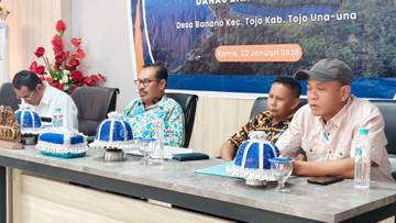 Pemkab Touna Sosialisasi Penetapan Garis Sempadan Danau Banano
