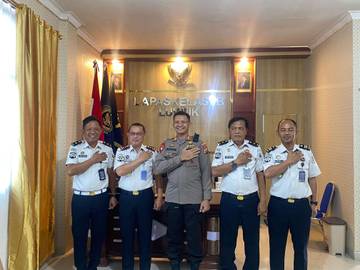 Kalapas Luwuk Terima Kunjungan Kapolres Banggai