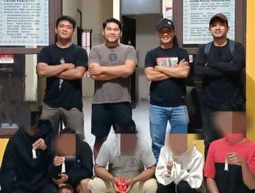 Polsek Lamala Ringkus Lima Pengedar Obat Keras