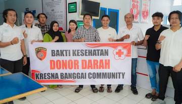 Satintelkam Polres Banggai gelar Donor Darah di PMI
