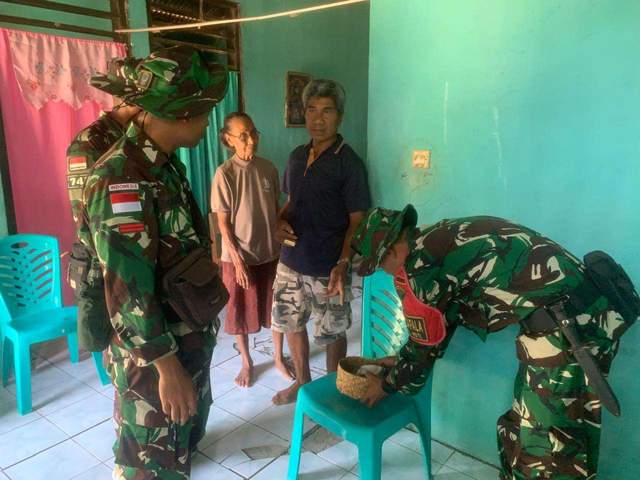 Satgas 741/GN Pos Dafala Amankan Satu Granat Nanas Aktif