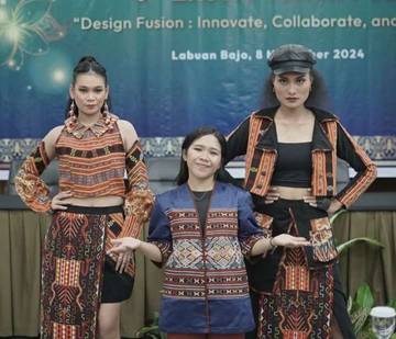 Mahasiswi ini Juara 3 NTT Youth Fashion Designer