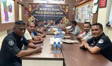 Polres Belu Buka Puasa Bersama Insan Pers Pererat Silahturahmi