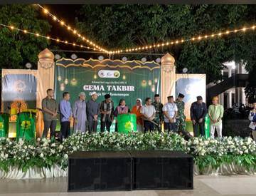 'Gema Takbir' Menutup Ramadan Umat Islam Atambua