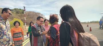 Wabup Alor Sambut Kunjungan Kepala BPN-NTT di Mali