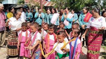 Bunda PAUD Kunker ke Belu Sampaikan Revitalisasi PAUD