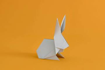 Kelinci Origami dari Kertas