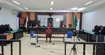 Terbukti Korupsi Yohanes Ua Divonis 4 tahun Penjara 