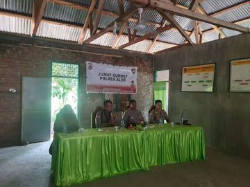 Kapolsek Abad Tegaskan Ketertiban Lewat Jumat Curhat Presisi
