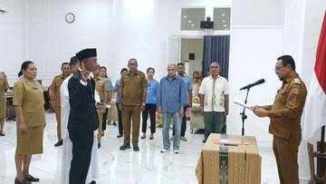 Wabup Belu Lantik Direktur Perumda Air Minum