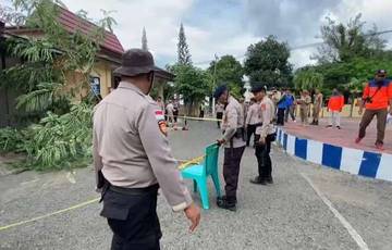 Polres Alor Gelar Simulasi Evakuasi Bencana Alam