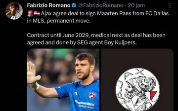 Kiper Timnas Dikabarkan Akan Merapat ke Ajax