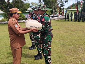 TMMD di TTU Difokuskan Membangun SMA Negeri Nilulat