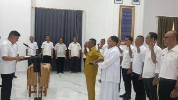 Sebanyak 9 Orang Penjabat Kepala Desa Resmi Dilantik Bupati Belu