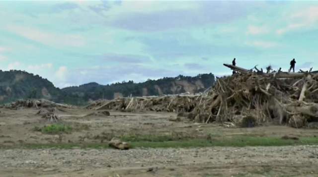 Penampakan Satu Dusun di Tamiang Hilang Disapu Bandang
