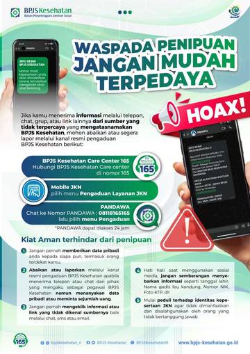 Waspada Penipuan Mengatasnamakan BPJS Kesehatan
