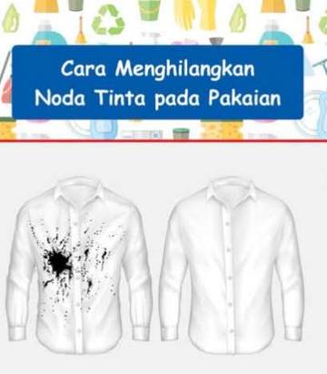 Cara Mudah Menghilangkan Noda Tinta Pada Pakaian 