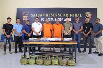 Maling Tabung Gas di Banda Aceh Diringkus Polisi 