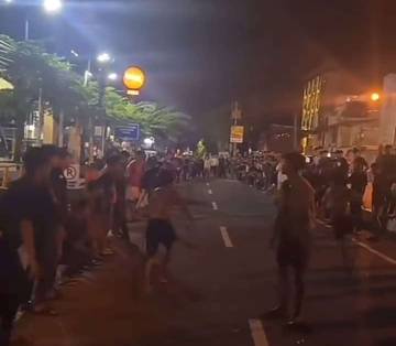 Aksi Balap Lari di Banda Aceh Viral