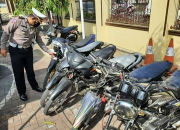 Anak di Bawah Umur Terlibat Curanmor, 6 Motor Diamankan