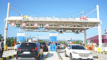 266 Ribu Kendaraan Lintasi Tol Gratis Trans Sumatra
