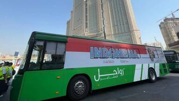 Bus Shalawat Gratis Antar Jemaah ke Masjidil Haram 