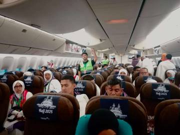 Kloter Pertama Jemaah Haji Aceh Tiba di Jeddah 