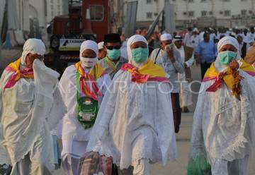 Waspada Flu, Jemaah Diimbau Pakai Masker