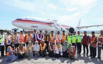 Jemaah Haji Aceh Nikmati Layanan Premium Garuda Indonesia