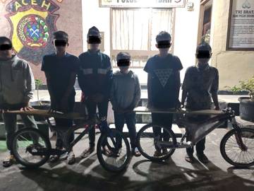 Polisi Tertibkan Balap Sepeda Liar di Bener Meriah