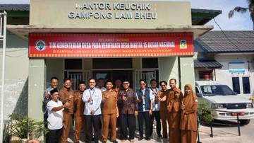 Kementerian Desa Verifikasi Desa Digital di Aceh Besar