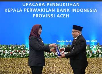 Kepala Perwakilan Bank Indonesia Provinsi Aceh Dikukuhkan 