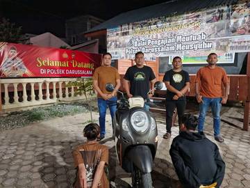 Dua Pelaku Curanmor Ditangkap di Banda Aceh