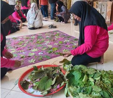 Ecoprint Sabang Usaha Rumahan Ramah Lingkungan